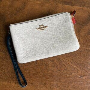 NWOT  Coach Double Zip Wallet Wristlet